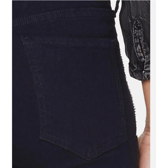 NYDJ Marilyn Tummy-Control Zipper Embellished Straight-Leg Jeans SIze 0 NWT - Picture 7 of 15